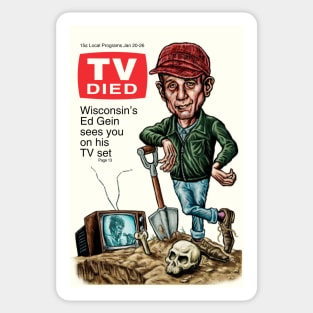 Ed Gein TV Died Sticker
